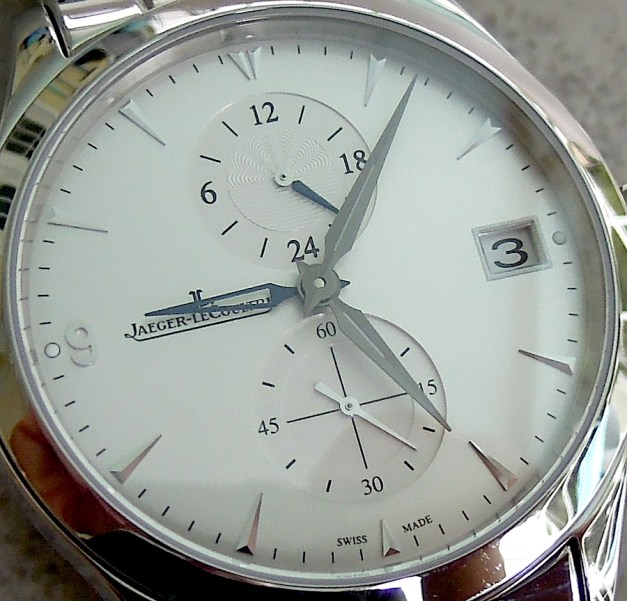 The blue "home" hours hand is set to UTC, whilst the silver "local" hours hand is set to EDT.